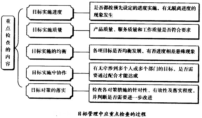 目的治理中应重点检查的历程