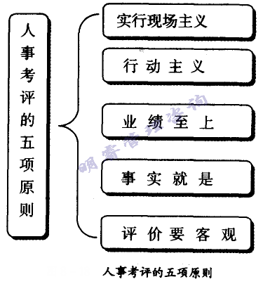 人事考评的五项原则